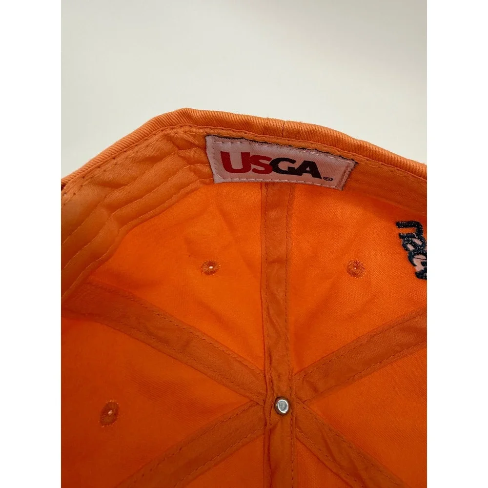 2015 US Open Chambers Bay Hat Orange USGA Golf Strapback Dad Cap Gorpcore